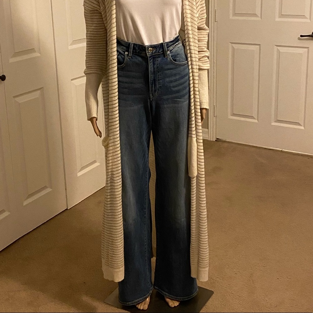 NWT True Religion High Rise, Wide Leg Jeans 28/6 - Picture 7 of 16